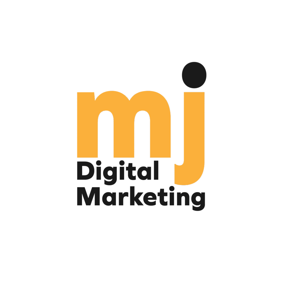 digital marketing with mj logo